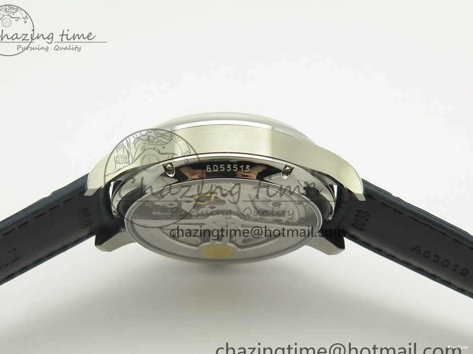 MIROTIME 0521 Affordable Portuguese Real PR Real Annual Calendar IW5035 ZF 1:1 Best Edition White Dial Blue Markers on Blue Leather Strap A 7143